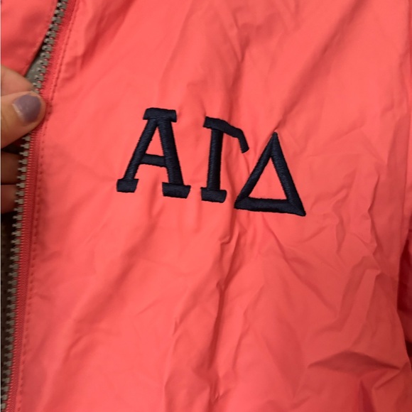 Alpha Gamma Delta Rain Jacket - Picture 2 of 8